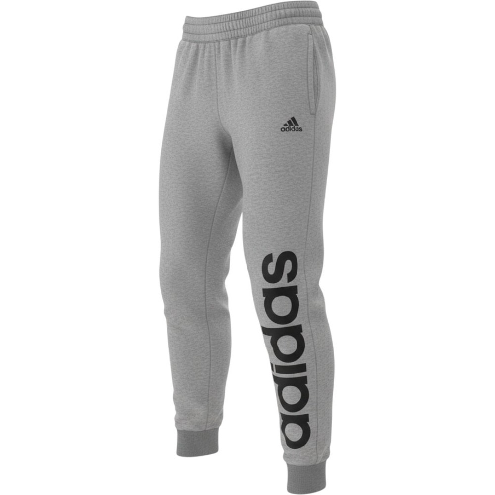 Adidas Youth Boys Gray Logo Jogger Sweatpants Size M 10/12 Regular Fit
